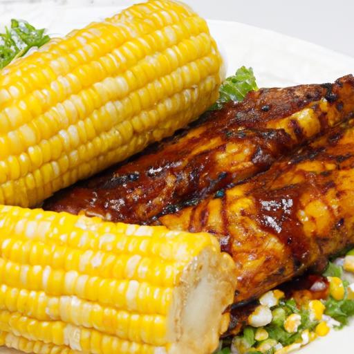 Savor the Flavors: BBQ Chicken and Corn on the Cob Delight