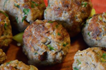 Savory Homemade Turkey & Veggie Meatballs Recipe Unveiled