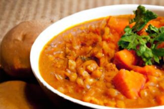 Wholesome Red Lentil & Sweet Potato Curry: Simple Ingredients, Big Flavor