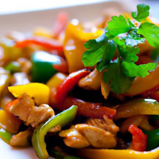 Fiery Flavor: Spicy Chicken Stir-Fry with Bell Peppers