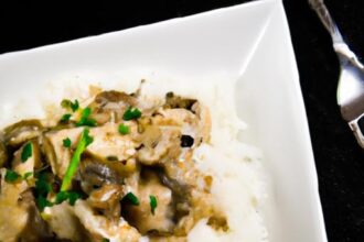 Creamy Mushroom Chicken and Rice: A Comfort Food Classic