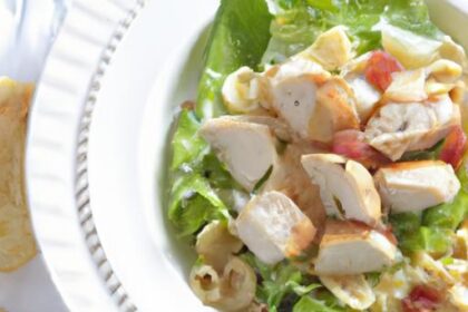 Crisp Meets Creamy: The Ultimate Chicken Caesar Pasta Salad
