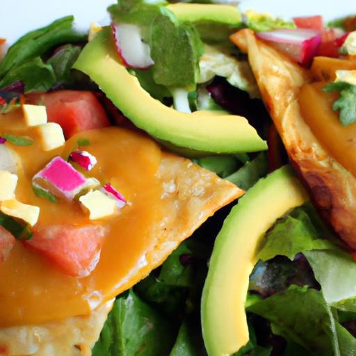 Crunchy Tortilla Delight: Beans, Cheese, Lettuce & Sauce