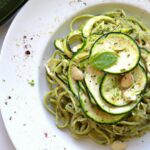 Fresh & Creamy: Vegan Zucchini Noodles with Avocado Pesto
