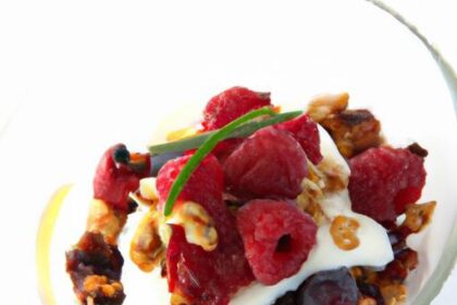 Delight in Yogurt Parfaits: Granola & Fresh Berry Bliss