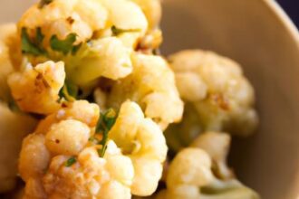 Fiery Flavor: How to Make Spicy Roasted Cauliflower Bites