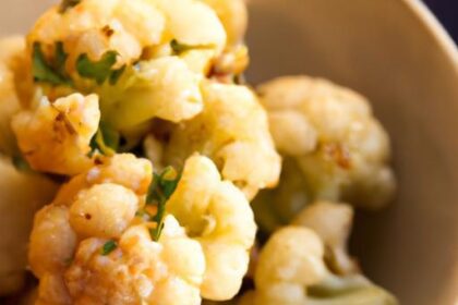 Fiery Flavor: How to Make Spicy Roasted Cauliflower Bites