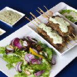 Savor Beef Kofta Kebabs Paired With Creamy Tzatziki Sauce