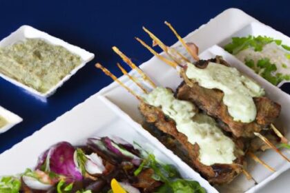 Savor Beef Kofta Kebabs Paired With Creamy Tzatziki Sauce