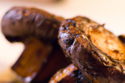 Savor the Flavor: Grilled Portobello Mushrooms with Balsamic Glaze