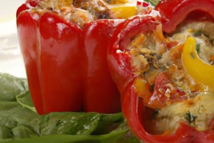 Savory Chicken & Spinach Stuffed Peppers: A Nutritious Delight