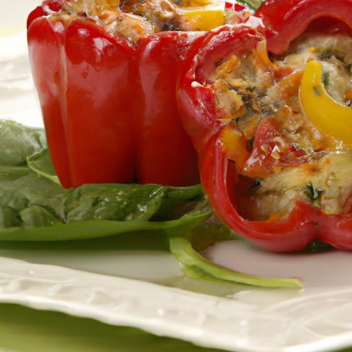 Savory Chicken & Spinach Stuffed Peppers: A Nutritious Delight