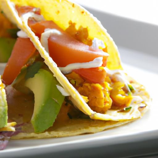 Sunrise Flavor: Wholesome Egg and Veggie breakfast Tacos