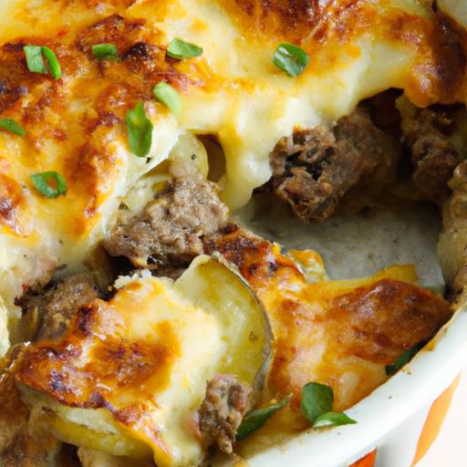 Hearty Hamburger and potato Casserole: A Comfort Classic