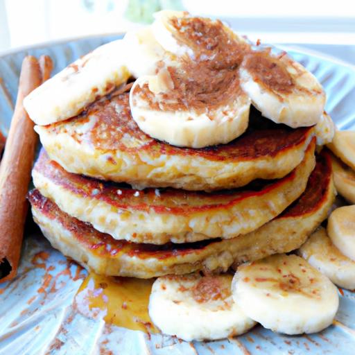 Fluffy cinnamon Banana Oatmeal Pancakes to Start Your Day