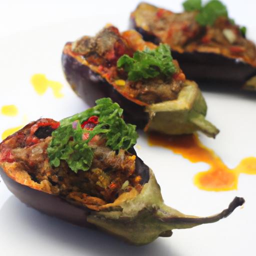 Savory Lamb & Feta Stuffed Eggplant: A Mediterranean Delight