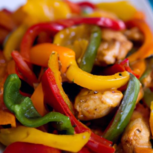 fiery Flavor: Spicy Chicken Stir-Fry with Bell Peppers
