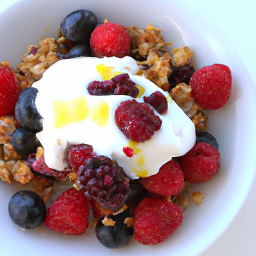 Brighten Your Day: Yogurt Parfaits with berries & Granola