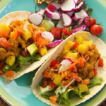 Tropical Twist: Vegan Cauliflower Tacos with Mango Salsa