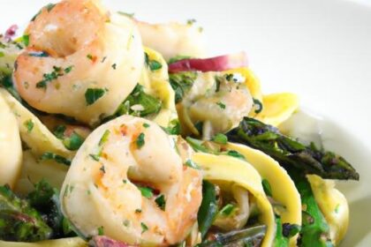 Ocean Freshness Meets Greens: Shrimp & Spinach Pasta Delight