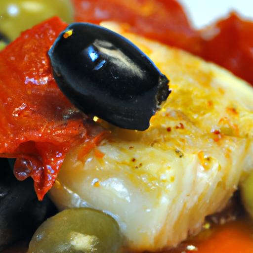 Mediterranean Magic: Baked Cod with Tomatoes & Olives