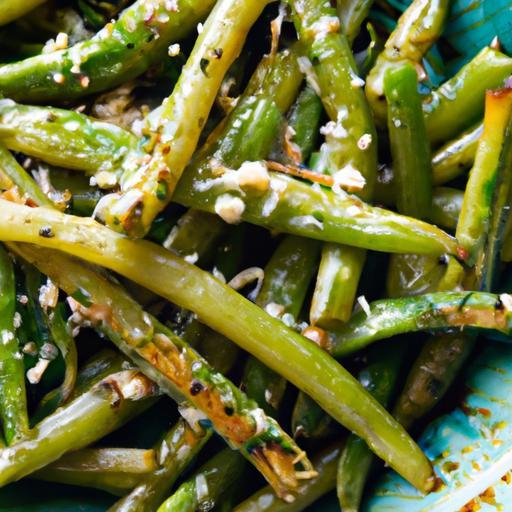 Golden Crispy Roasted Green Beans with Parmesan Boost