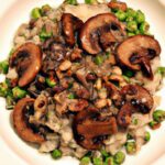 Creamy Vegan Mushroom & Pea Risotto: A Plant-Powered Delight