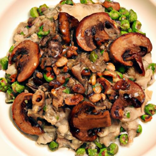 Creamy Vegan Mushroom & Pea Risotto: A Plant-Powered Delight