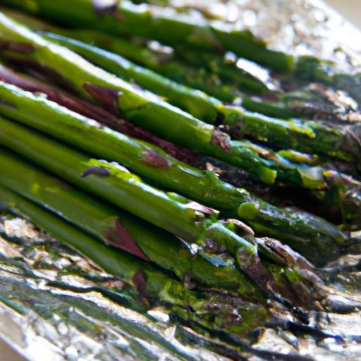 Sizzle & Steam: Perfectly Grilled Asparagus in Foil Wraps