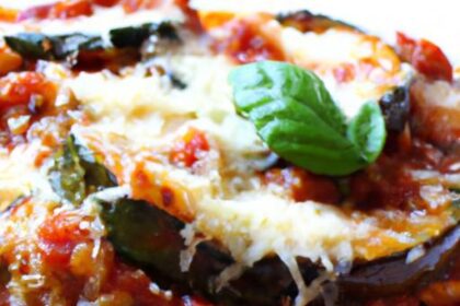 Delicious Low-Carb Eggplant Parmesan with Zesty Marinara