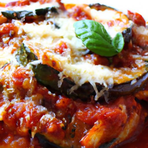Delicious Low-Carb Eggplant Parmesan with Zesty Marinara
