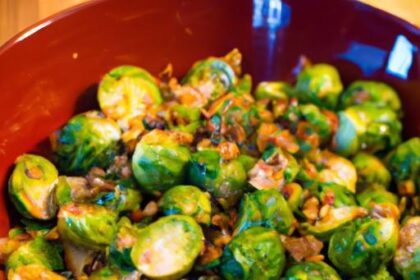 Crispy Vegan Garlic Sautéed Brussels Sprouts Delight