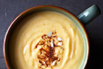 Golden Turmeric Milk with Almonds: A Nutritious Sip of Wellness