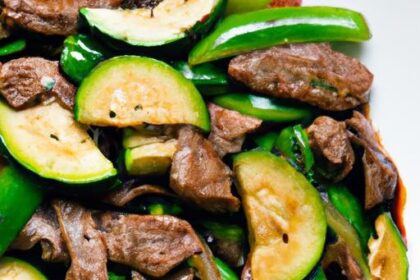 Sizzling Beef & Zucchini Stir-Fry: A Soy Sauce Delight