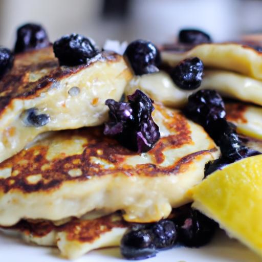 Brighten Mornings with Zesty Lemon Ricotta Blueberry Pancakes