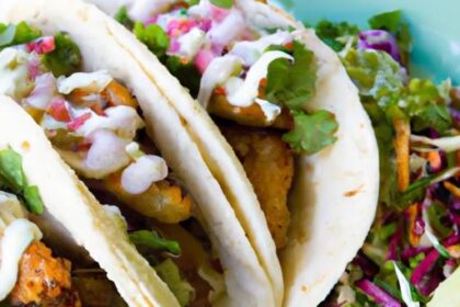 Zesty Fish Tacos with Bold Spicy Sriracha Lime Sauce