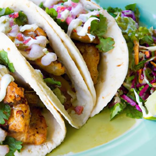 Zesty Fish Tacos with Bold Spicy Sriracha Lime Sauce