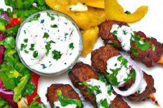 Fiery Lamb Kofta Paired Perfectly with Cool Tzatziki