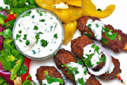 Fiery Lamb Kofta Paired Perfectly with Cool Tzatziki