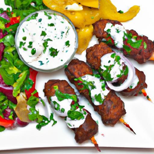Fiery Lamb Kofta Paired Perfectly with Cool Tzatziki