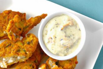 Fiery Chicken Tenders Paired Perfectly with Creamy Ranch Dip