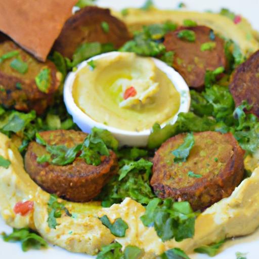 Crispy Baked Falafel Meets Creamy Hummus: A Perfect Pair