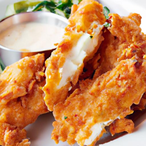 Fiery⁤ Chicken Tenders Paired Perfectly⁢ with creamy Ranch ‌Dip