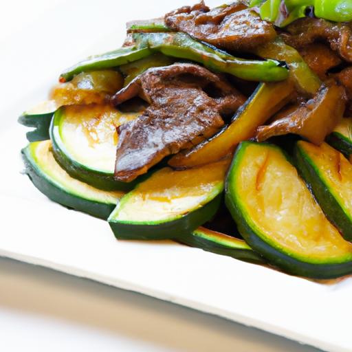 sizzling Beef & Zucchini Stir-Fry: A Soy Sauce Delight