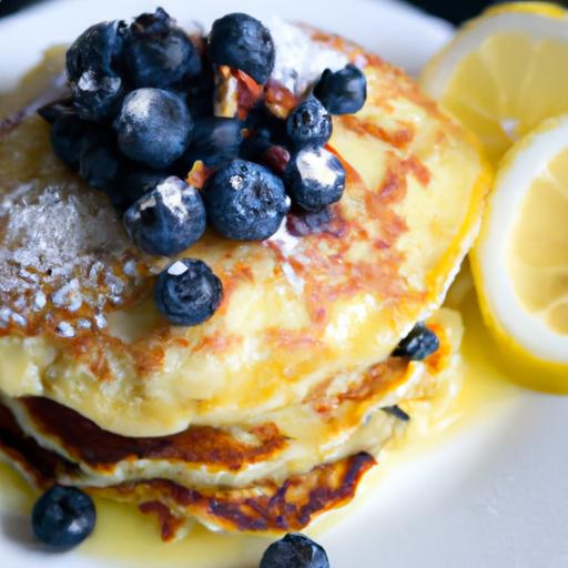 Brighten Mornings with Zesty Lemon Ricotta ⁢Blueberry Pancakes