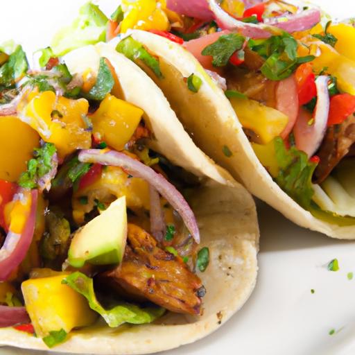 bold & Bright: Blackened Chicken Tacos with Mango Salsa