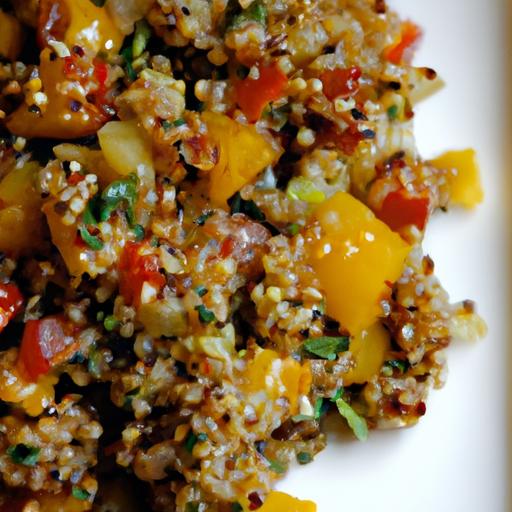 Nutritious Harmony: Quinoa Meets Roasted Veggie Bliss