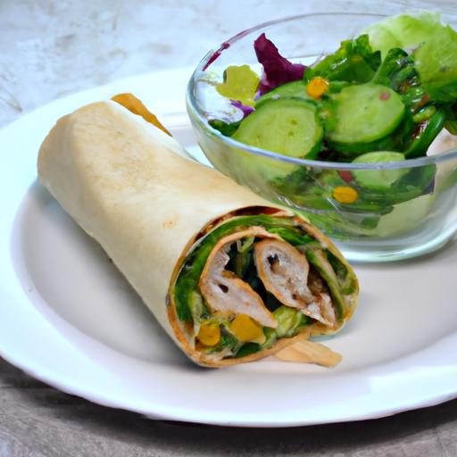 Crispy Air Fryer chicken Shawarma Wrap: Easy & Flavorful