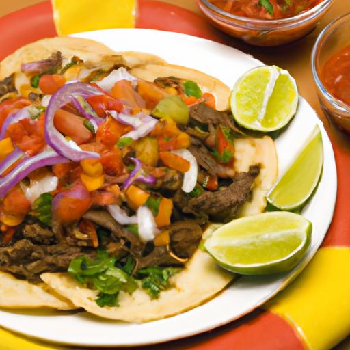 Savor Beef Tostadas with Zesty Fresh Salsa delight