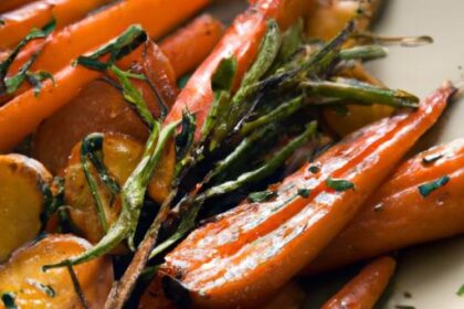 Savory Garlic Herb Roasted Carrots: A Flavorful Delight